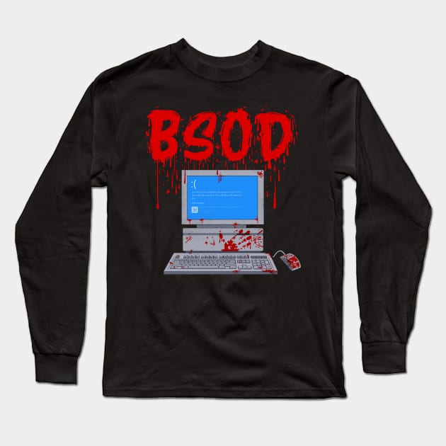 BSOD Long Sleeve T-Shirt by DesignsbyReg